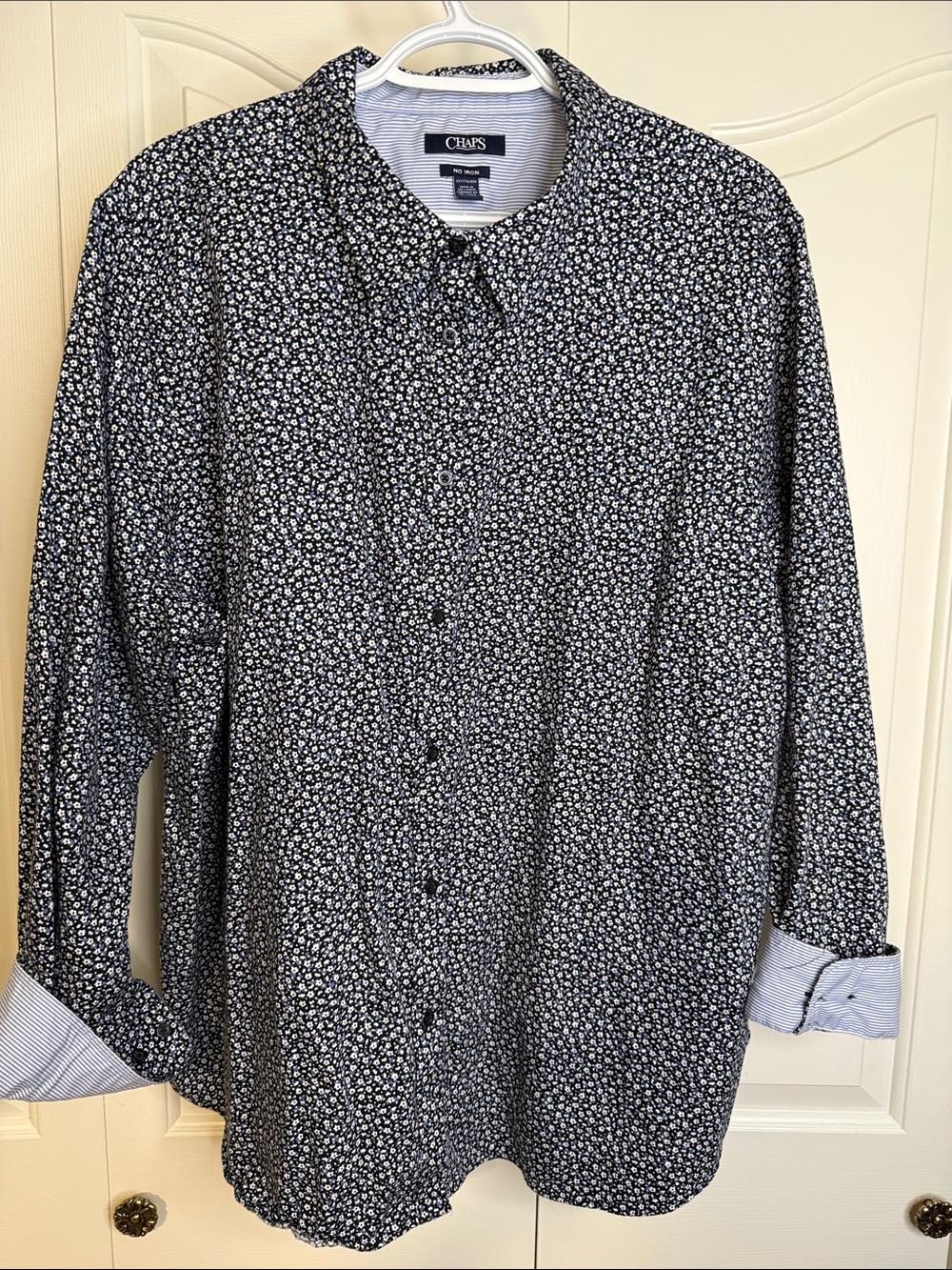 Chaps Floral Long Sleeve Blouse